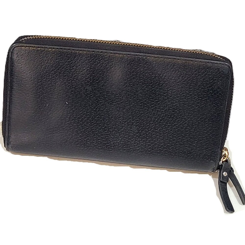 Kate Spade Wallet Zip Around Credit Card Slot Purse Zipper Leather - Picture 2 of 12
